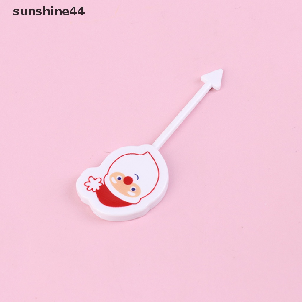 Sunshine Garpu Buah / Dessert Mini Motif Kartun Untuk Pesta / Bento