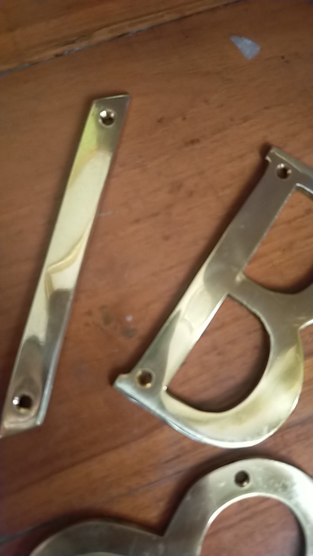 Huruf Angka Nomer Rumah Kuningan Tinggi 10 Cm Angka Nomor 8