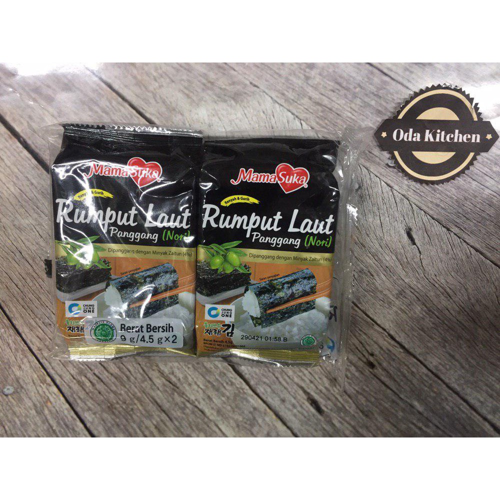 MAMA SUKA RUMPUT LAUT PANGANG NORI PACK 2X4,5gr