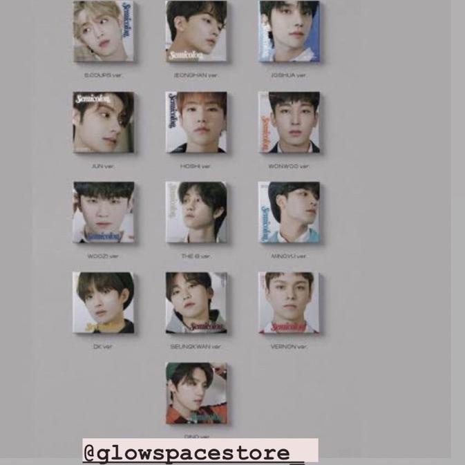 HOT SALEREADY STOCK SEALED FULLSET  SEVENTEEN SEMICOLON UNSEALED DIGIPACK FULLSET MINGYU hoshi SCOUP