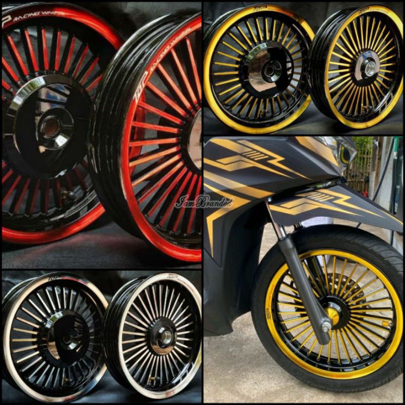 VELG RACING TAPAK LEBAR TOP RETRO ALL VARIO ALL MIO - IAMBRANDED