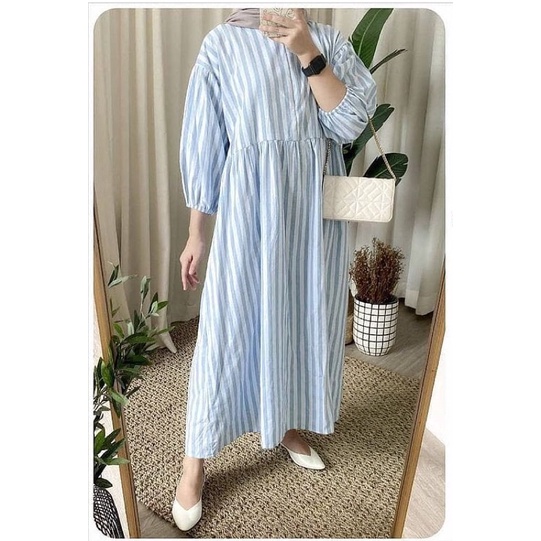 YEJIN MIDI DRESS / KATUN IMPORT / MIDI DRESS TERBARU / DRESS KONDANGAN / MIDI DRESS WANITA / MIDI