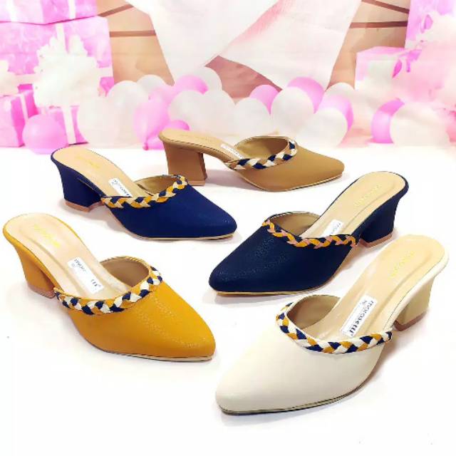 Sendal hak/ Slop Wanita/ slop wanita terbaru / selop wanita /sol karet /