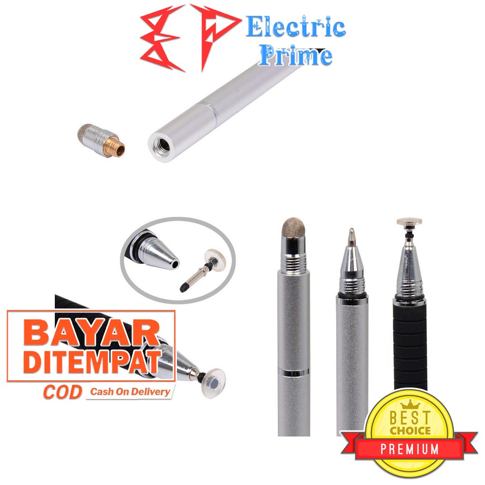 Stylus Pen Nib 3 in 1 Tripledi Touch Drawing Tablet Tip iPad Android IOS Iphone Menggambar