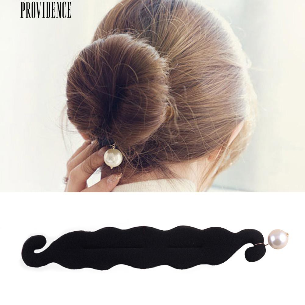 [Bayar Di Tempat]Magic Sponge Hair Clip Foam Donut Hair Styling Bun Curler Tool Maker Ring Twist