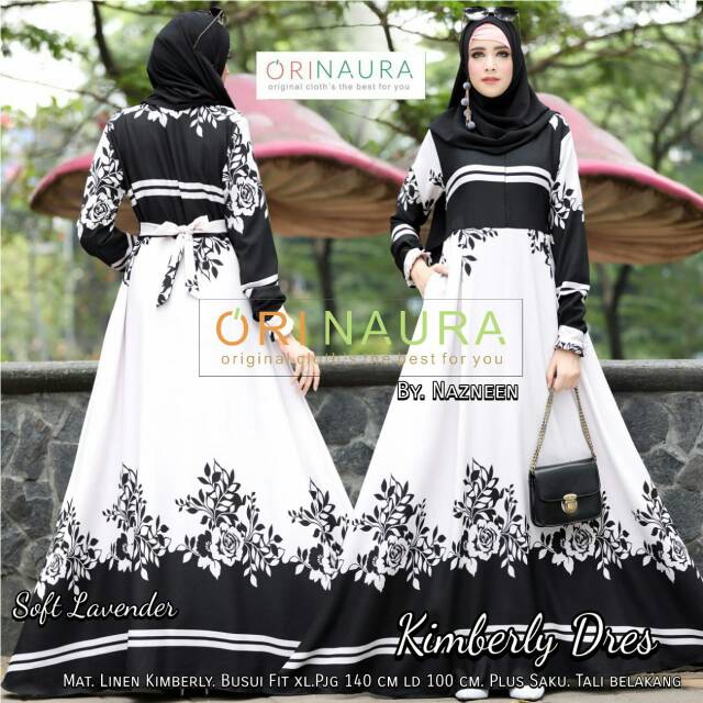 GAMIS SYAR'I KIMBERLY DRESS LINEN KIMBERLY