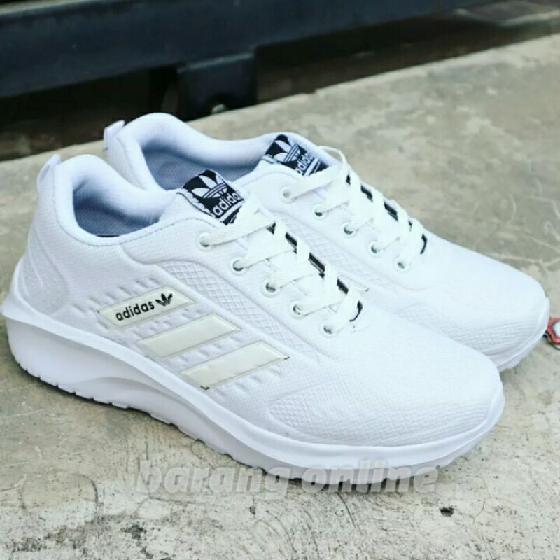 Sepatu putih sepatu wanita sneakers putih full white running sol cloudform size 36 37 38 39 40