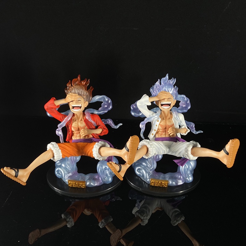 Mainan Action Figure Model Anime One Piece Luffy Gear 5 Sun God Luffy Nika Bahan PVC Ukuran 10cm / 17cm