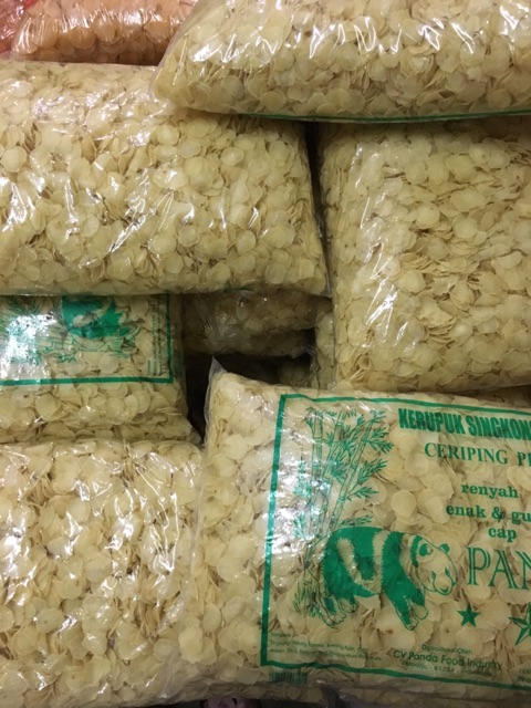 Kerupuk Singkong Pedas Cap Panda 5kg / Krupuk Singkong Panda Los 5kg