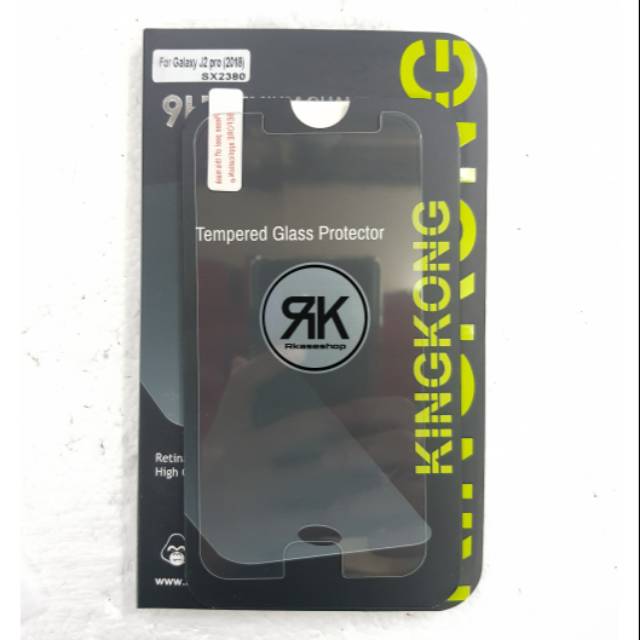 kingkong tempered glass Samsung j2 pro 2018 antigores screen guard protector kaca