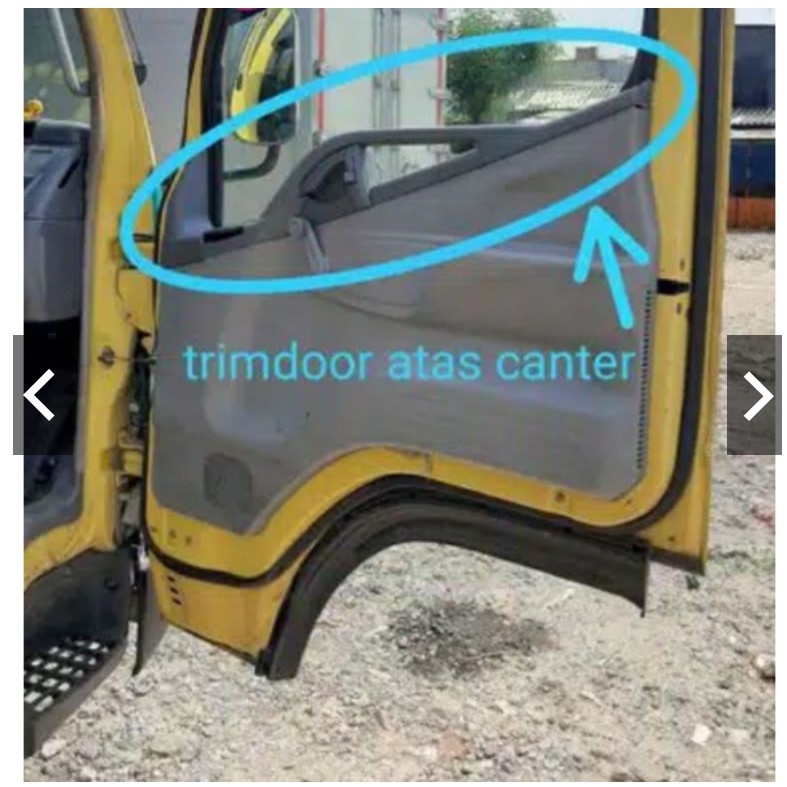 DOOR TRIM PINTU ATAS CANTER TURBO ORIGINAL KTB HITAM