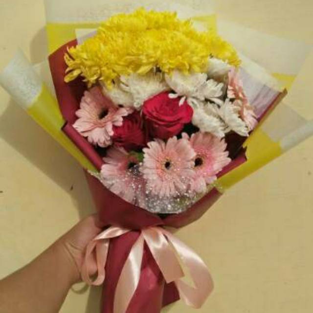 flower medan buket valentine  bunga daisy mawar toko bunga medan
