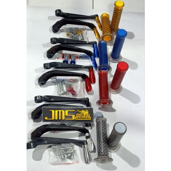 handgrip carbon plus proguard carbon paket nmax aerox pcx mio j mio m3 soul gt beat scoopy vario 125/150 vixion cbr R15 R25 ninja 250 mx fu vega blade