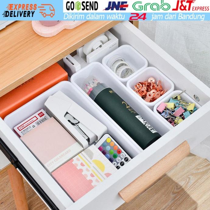 

8pcs Kotak Penyimpanan Sekat Laci Pembatas Divider Lemari Organizer JUAL