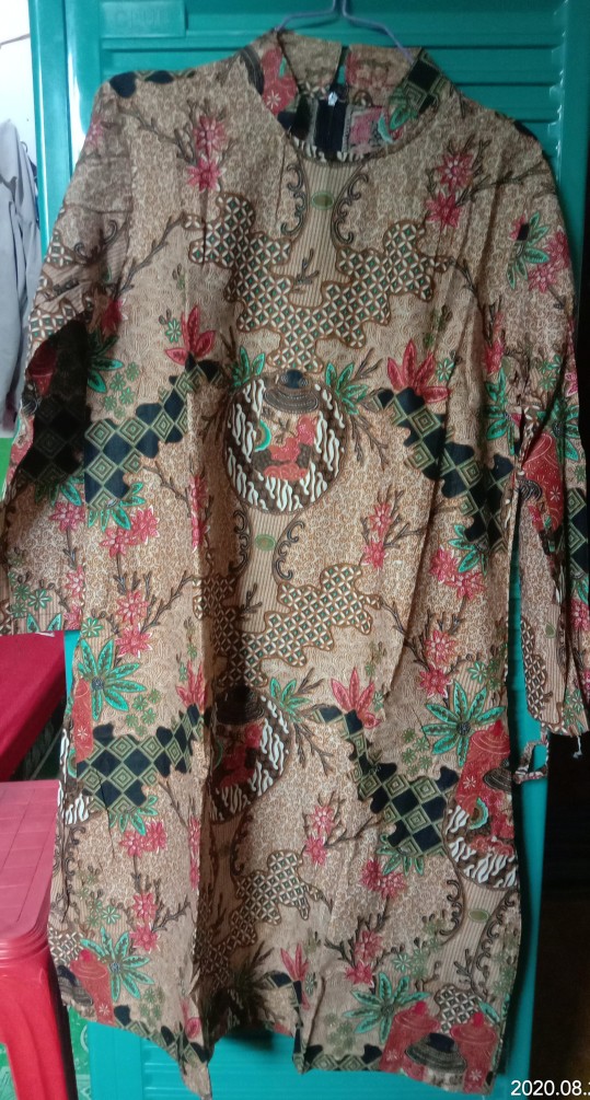 Batik Couple Keluarga Sania Ruffle Ori Ndoro Jowi Dnt