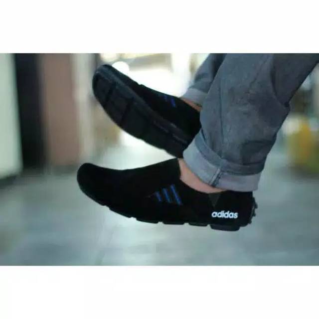 sepatu ADIDAS SLIP ON PRIA CASUAL TERLARIS HARGA GROSIR santai selop pria