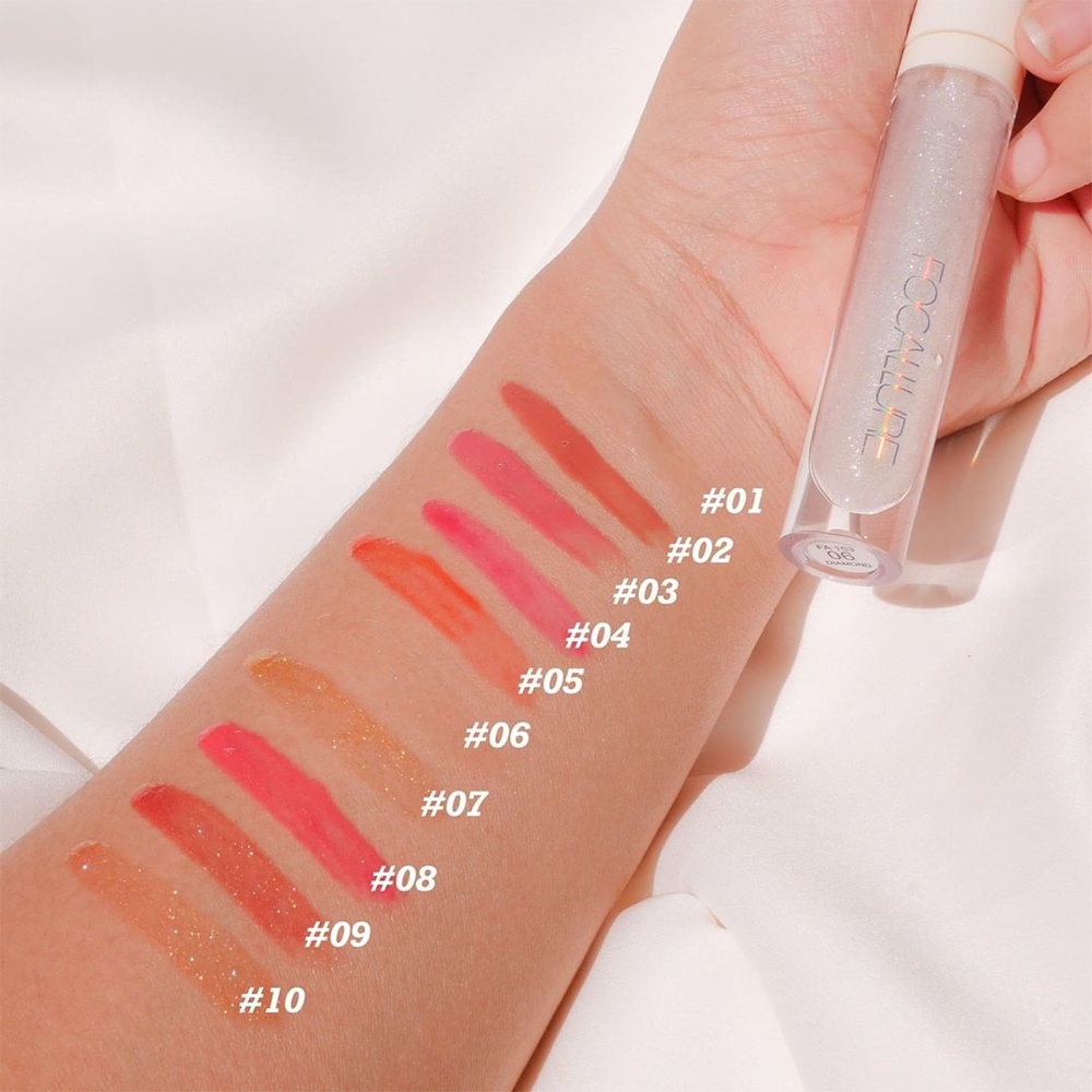 ❤ BELIA ❤ FOCALLURE Plump High Shine Lip Glow FA153 | Plumpmax | Lipgloss Lip Gloss | Lip Plumper | BPOM