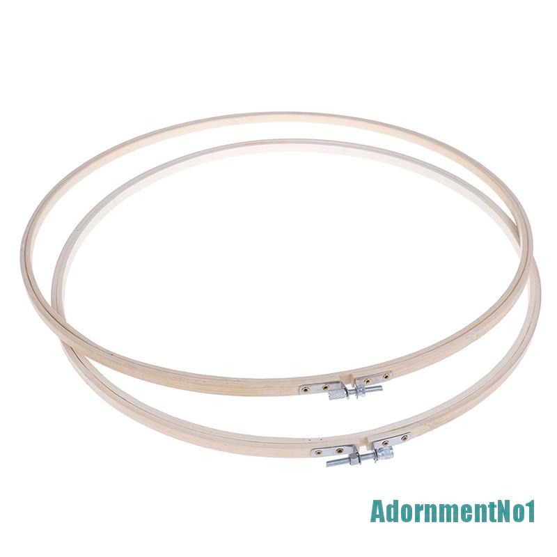 (AdornmentNo1) Ring Hoop Bordir Cross Stitch DIY Bahan Bambu 36 / 40cm