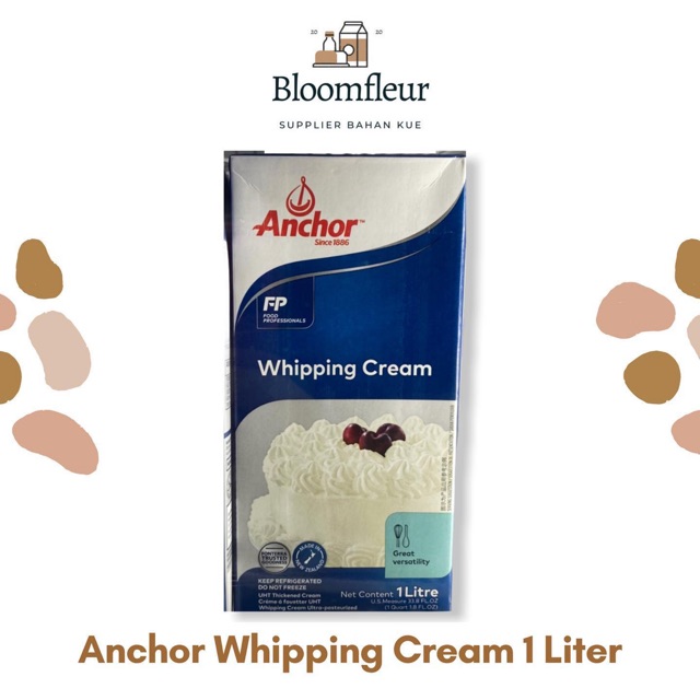 

Anchor Whipping Cream 1 Liter