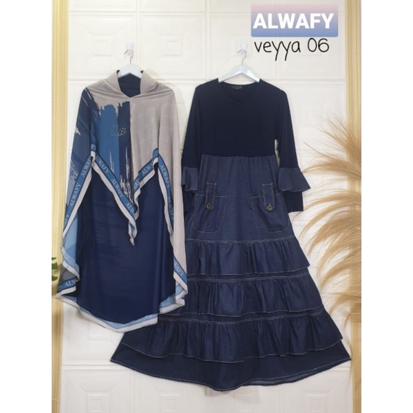 GAMIS SET VEYYA SYARI KODE 05 DAN 06 BY ALWAFY