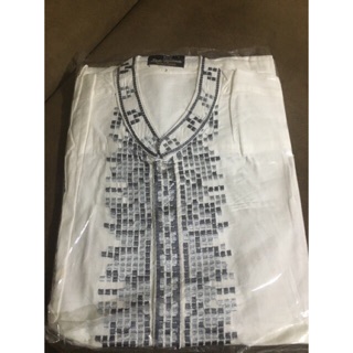 Baju koko syifa rahman lengan panjang ukuran besar 4L dan Baju koko syifa rahman lengan panjang ukuran besar 4L dan