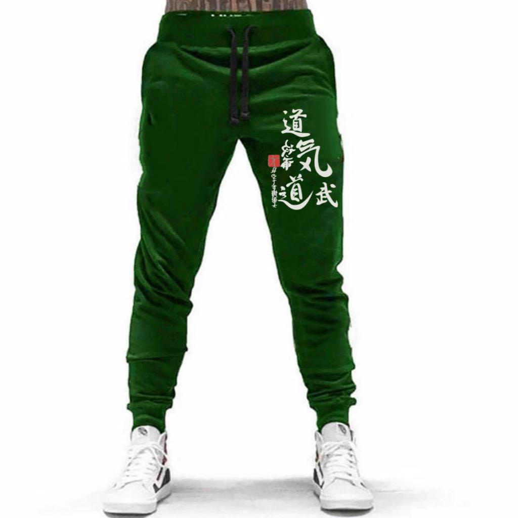 CELANA PANJANG JOGGER TULISAN CINA JEPANG TAKESHI BAHAN FLEECE TEBAL / NYAMAN DIPAKAI KUALITAS BAGUS