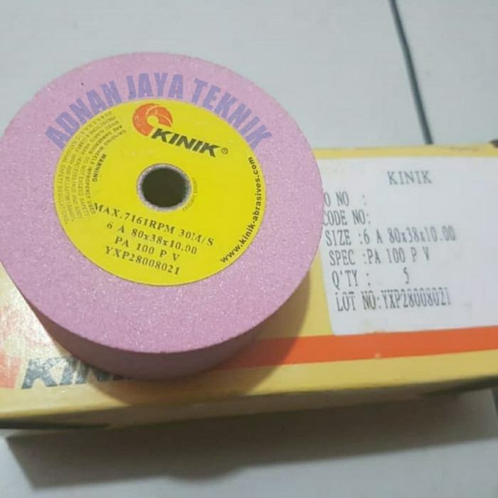 KINIK BATU GERINDA MANGKOK 90 X 38 X 10 KINIK 6A PA 100V Batu gerinda duduk batu Gurinda