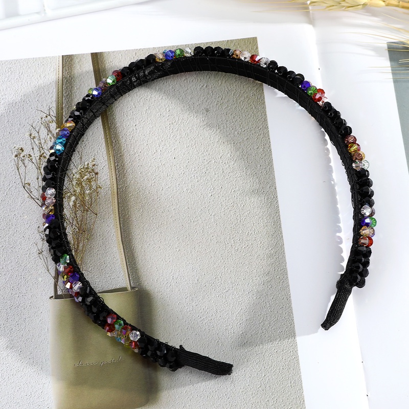 Korean Crystal Rhinestone Headband for Women Fashion Temperament Hairband Girls Hair Accessories