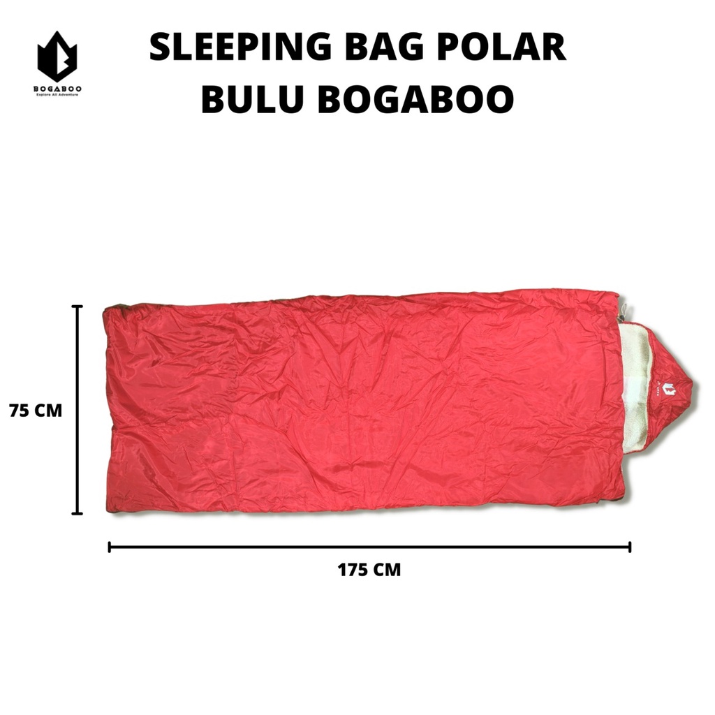 SB Polar Bulu Bogaboo - Sleeping Bag Polar Tebal - Selimut Tidur Gunung