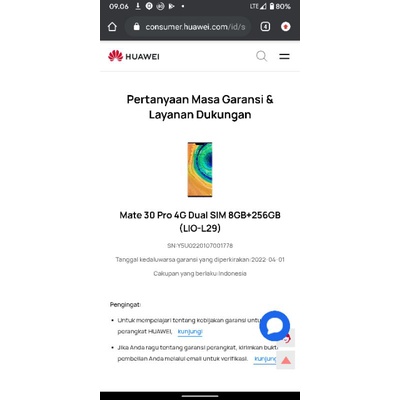 Huawei Mate 30 Pro Minus LCD