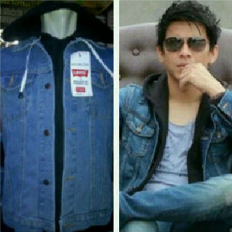 Jaket jeans Pria Model Ariel Noah / Peterpan - Jaket Jeans Hodie Model Aril - Jaket jeans distro