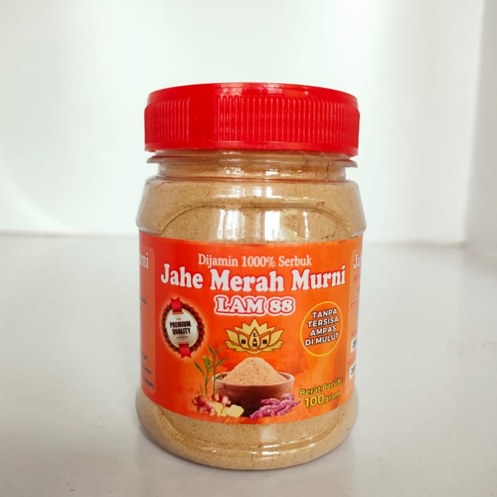 

jahe merah murni tanpa gula lam 88 ekstrak jahe tanpa ampas 100gram (BERKUALITAS)