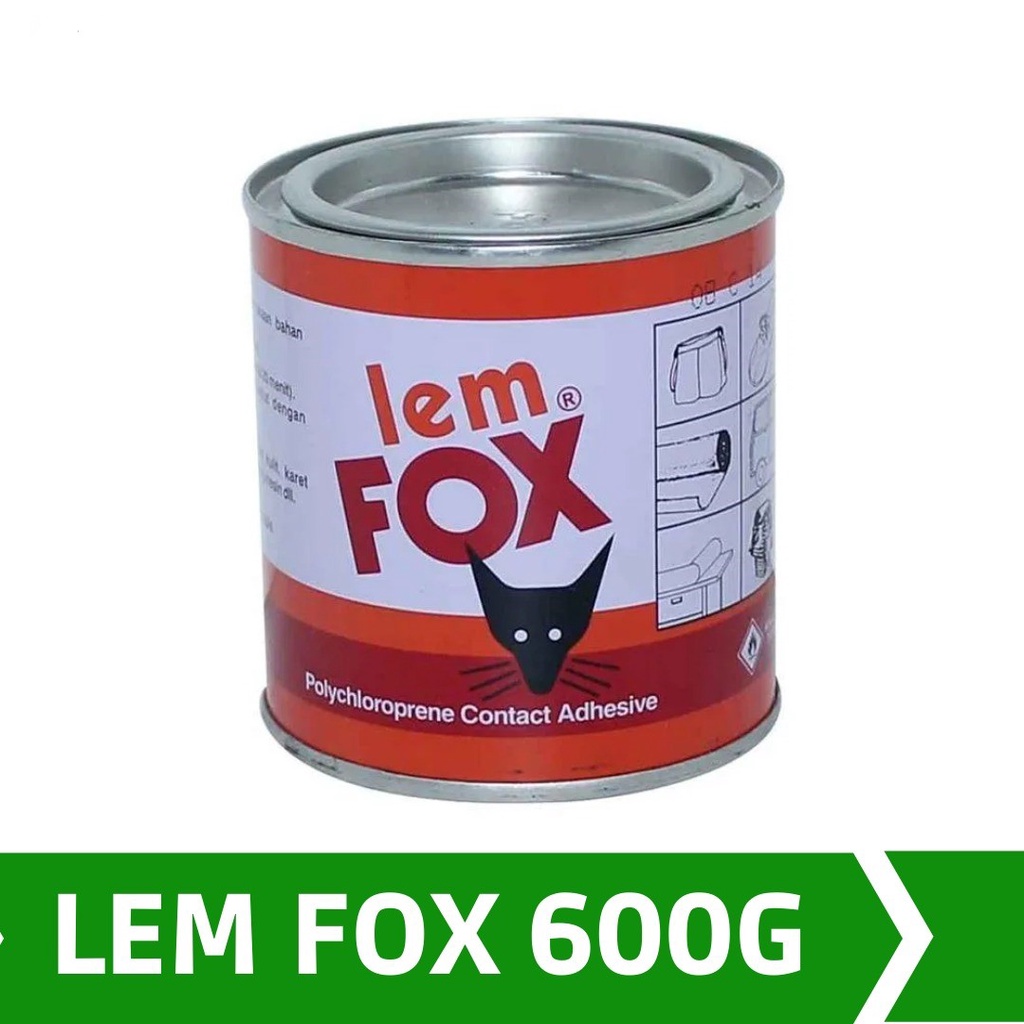 

Lem FOX Kaleng 600 Gr Lim Kuning Aibon Kaleng Merah