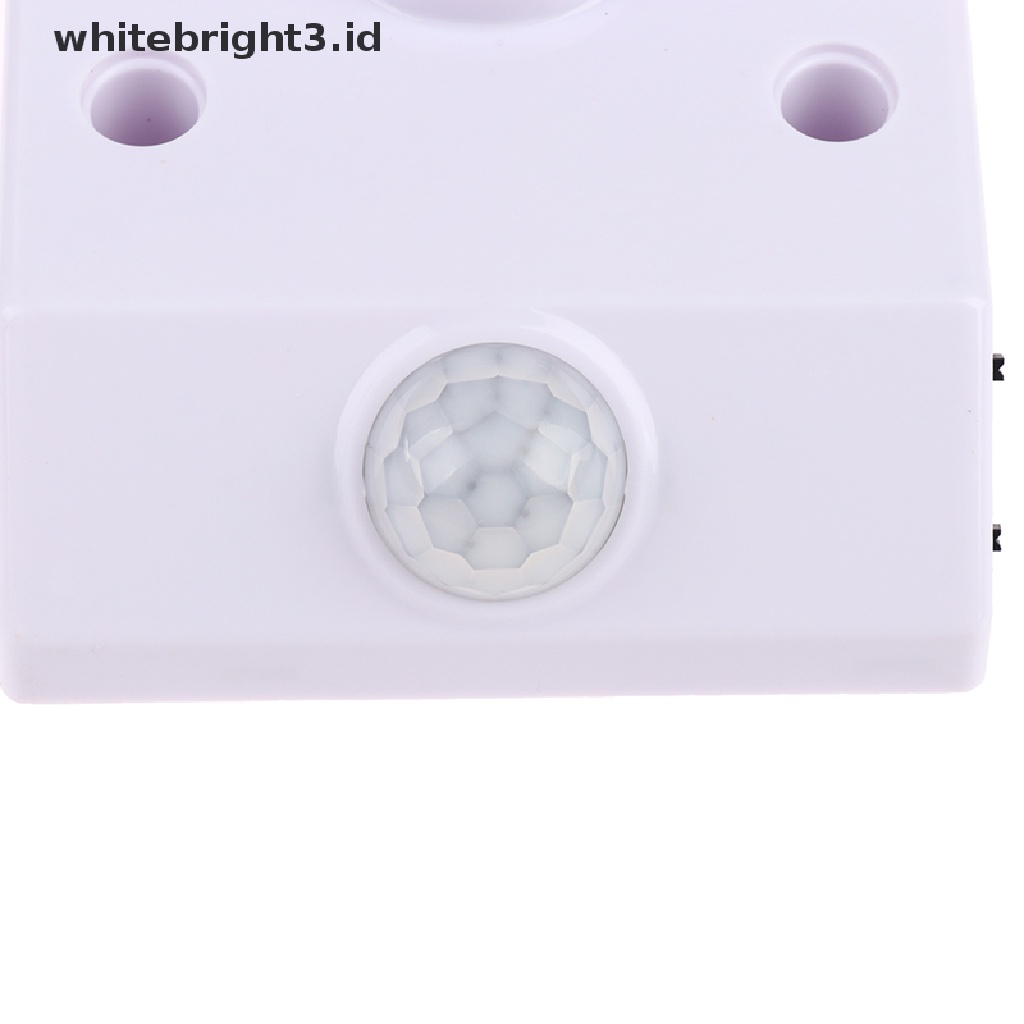 (whitebright3.id) Fitting Lampu Bohlam AC 90V-250V Dengan sensor Gerak PIR