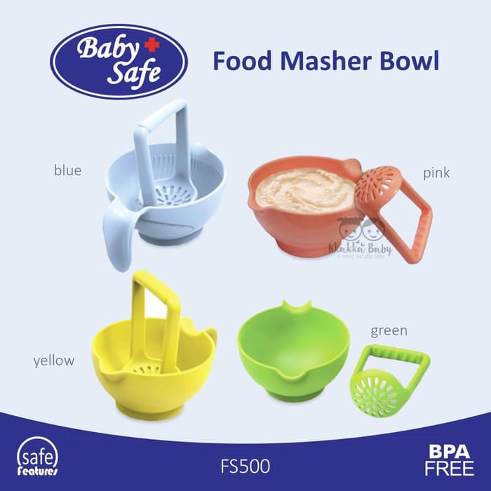 Baby Safe AP008 Food Masher Bowl