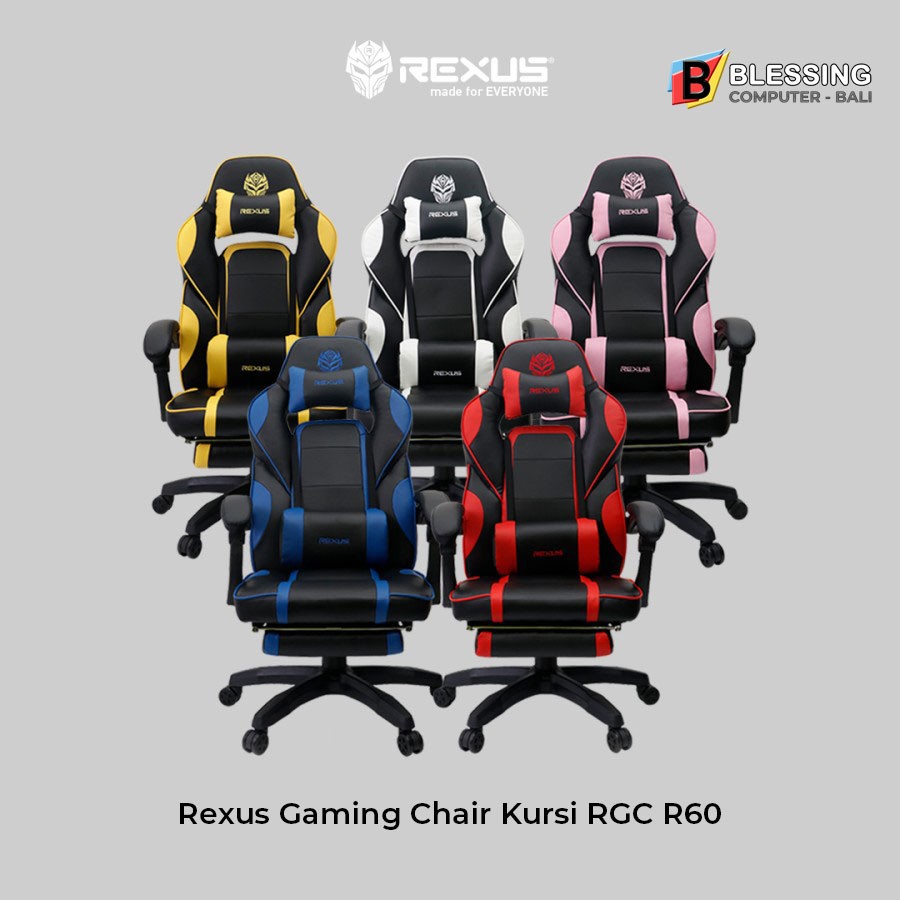 KURSI GAMING REXUS RGC R60 FOOTREST - PINK