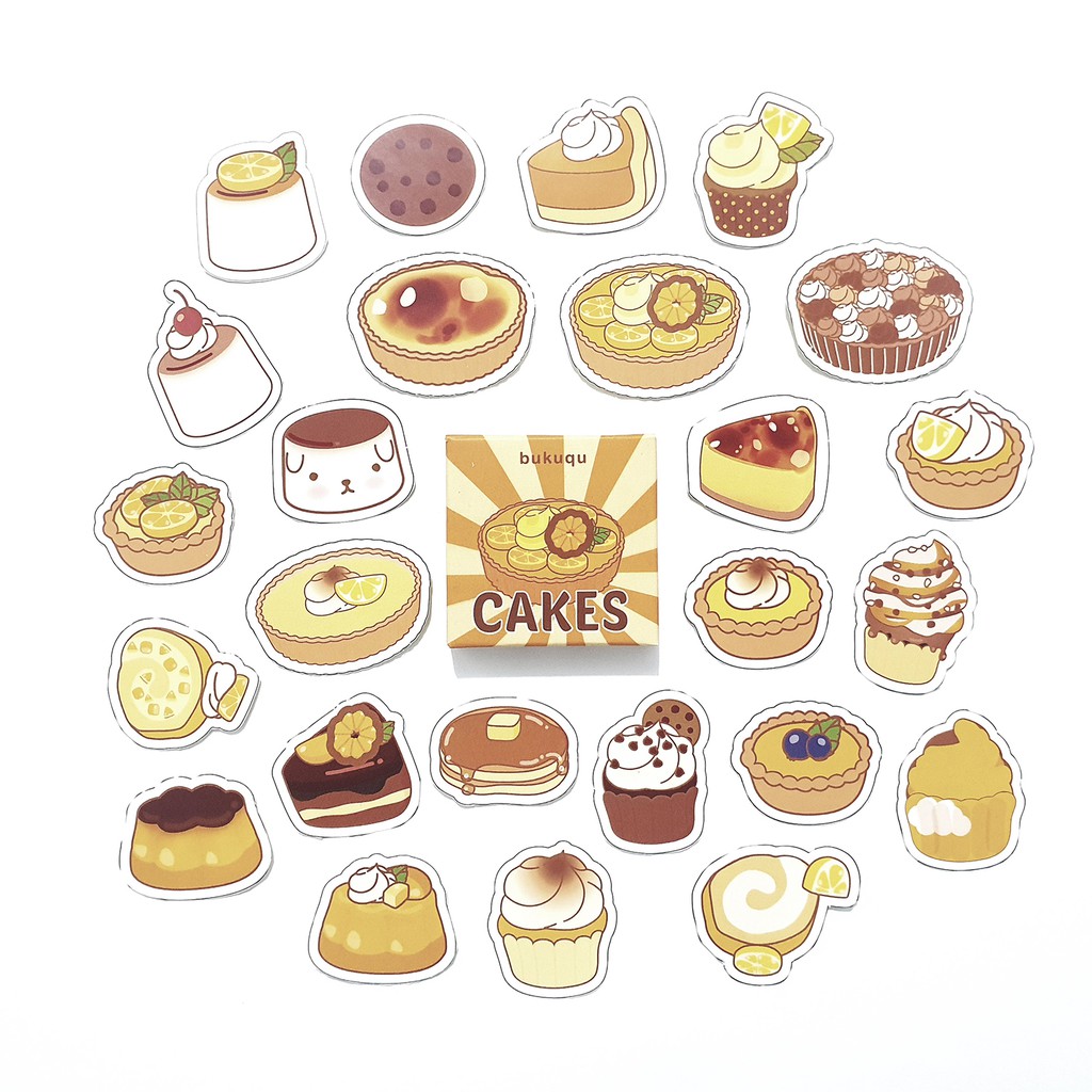 

Stiker Journal Cake untuk Notebook, Planner, bullet journal merk bukuqu