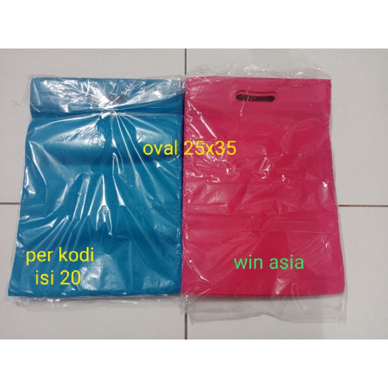 

(20pcs) Goodiebag OVAL 25X35 - tas kain - tas oval - tas souvenir - tas ulang tahun - tas sembako - tas acara
