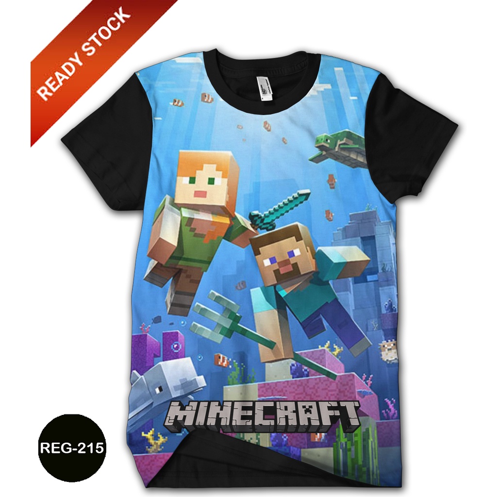 Baju Minecraft Baju Minecraft Game Animasi Anak REG-215