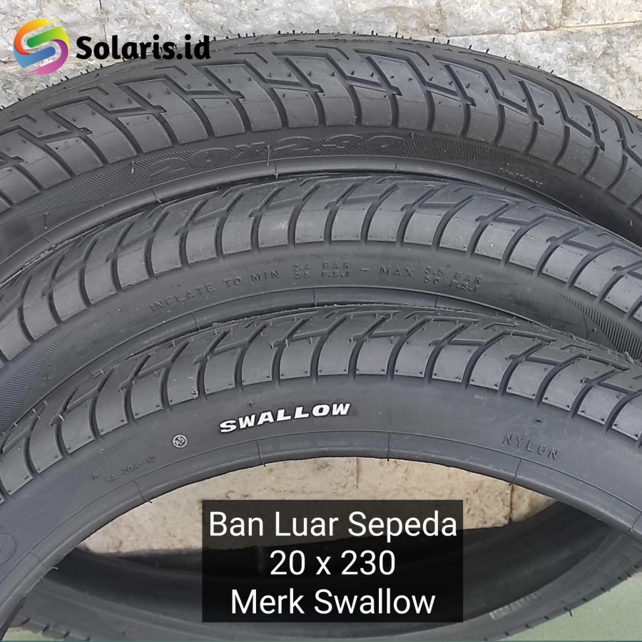 Ban Luar Sepeda 20 x 230 2.30 Swallow Spectra 20x230 BMX