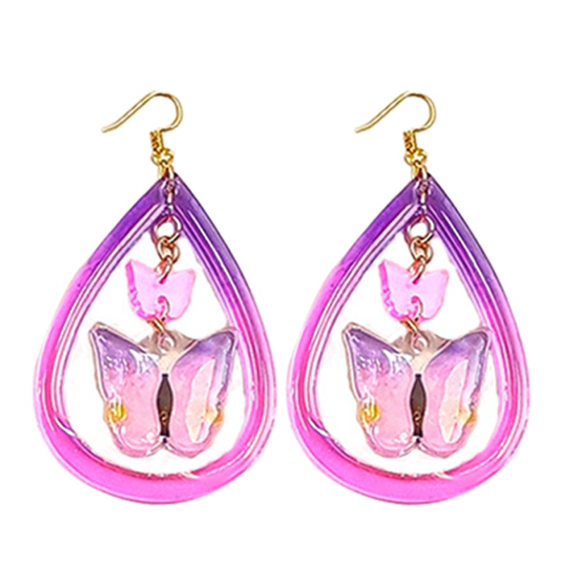 Siy Cetakan Kristal Bentuk Kupu-Kupu Ukuran Besar / Kecil / Medium / Besar Untuk Gantungan Kunci / Anting Diy