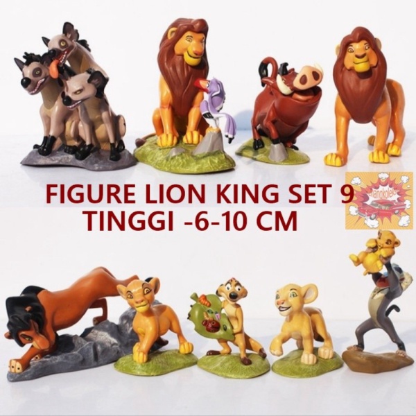 

Harga MURAH Lion King Figure Set 9 Mainan Pajangan Miniatur Toppers TERMURAH senangkoleksi