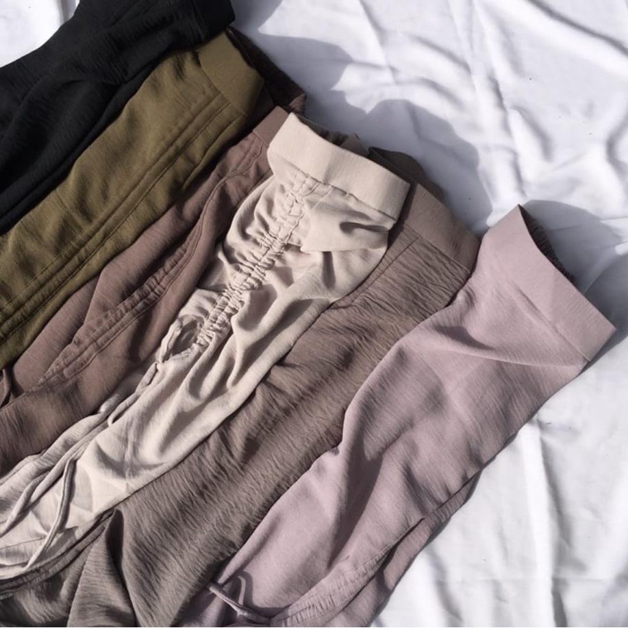 ゜ ROK CRINKLE SERUT /ROK SERUT BAHAN CRINKE / ROK SERUT SAMPING PANJANG / ROK TALI SERUT KOREA / ROK