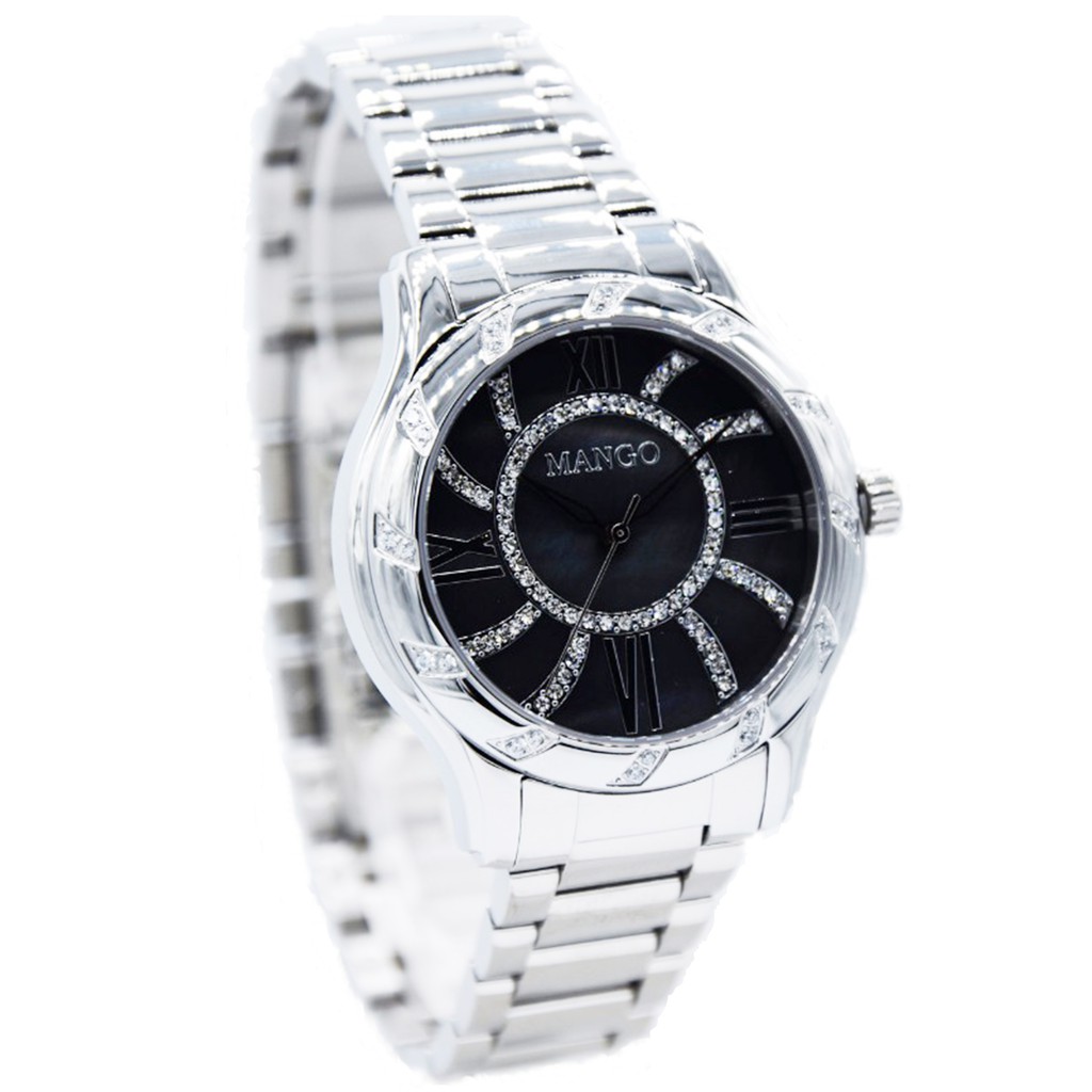 Jam Tangan Wanita Stainless Steel Mango MA6702L-88 - Silver