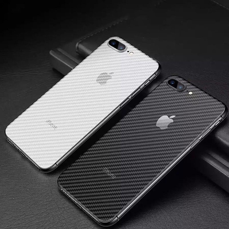 iPhone 6 6+ 7 7+ 8 8+ SE SE 2 Anti Gores Skin Karbon Plastik Transparan Carbon Screen Guard Protector Anti Jamur 6 Plus 7 Plus 8 Plus