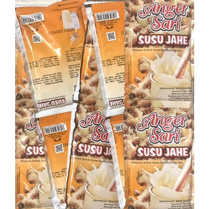 

Anget Sari Susu Jahe ( 1 renceng 10 sachet)
