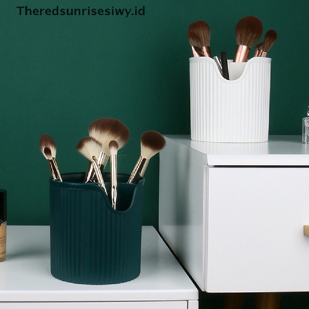 # Alat Rumah Tangga # Kotak Penyimpanan Brush Makeup Dengan 4 Sekat