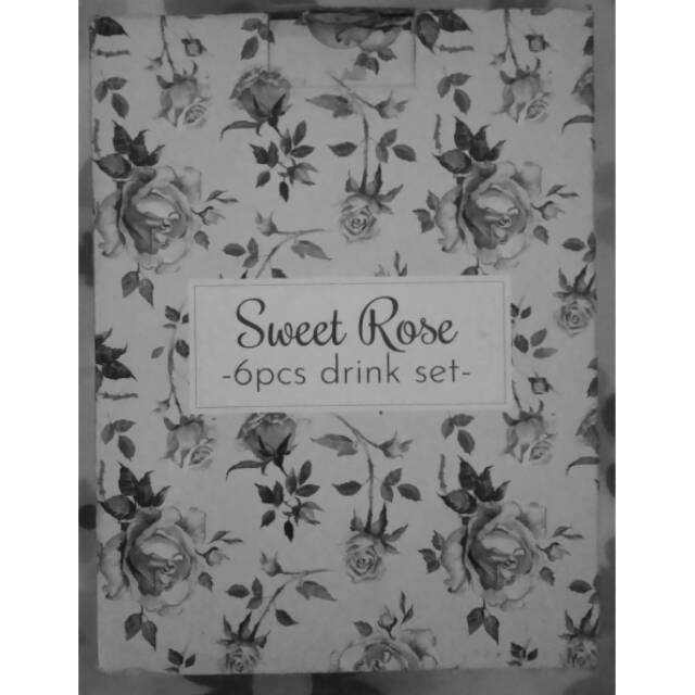 Set Teko dan 4 Gelas Kaca