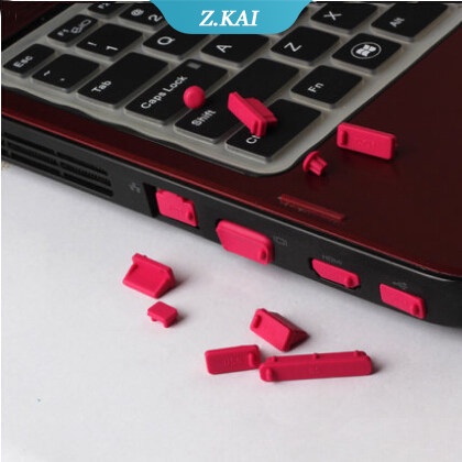 16pcs / set Cover Pelindung Plug Port Laptop Anti Debu Bahan Silikon