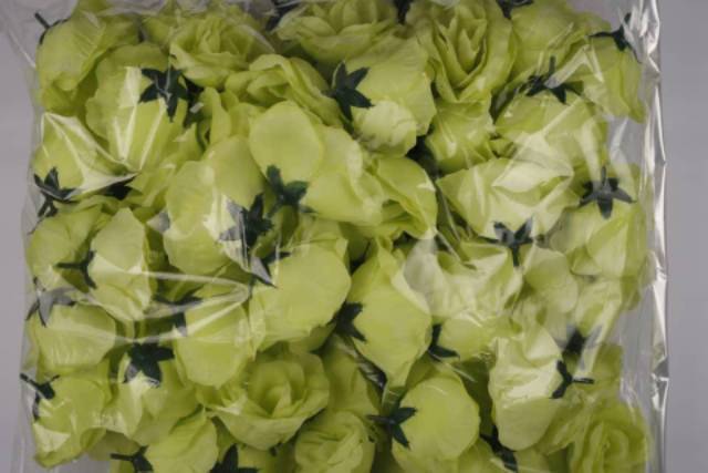 Kepala Bunga Mawar (MAK) ISI 100PCS/kepala bunga artificial/kepala mawar/kuntum mawar ISI 100PCS-4